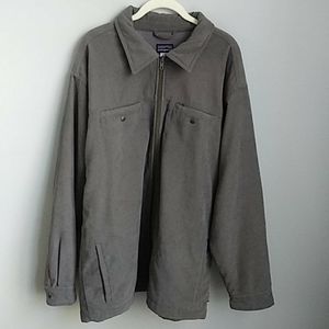 MEN'S PATAGONIA GRAY CORDUROY JACKET SIZE LARGE
